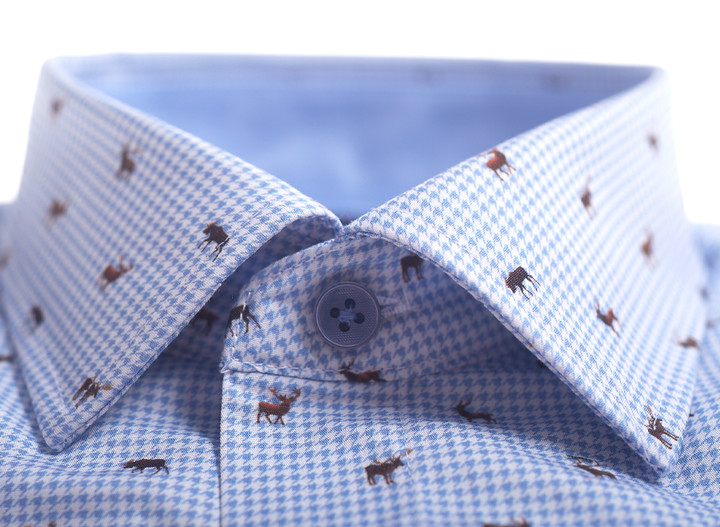 Men's Stag print shirt by Vedoneire of Ireland