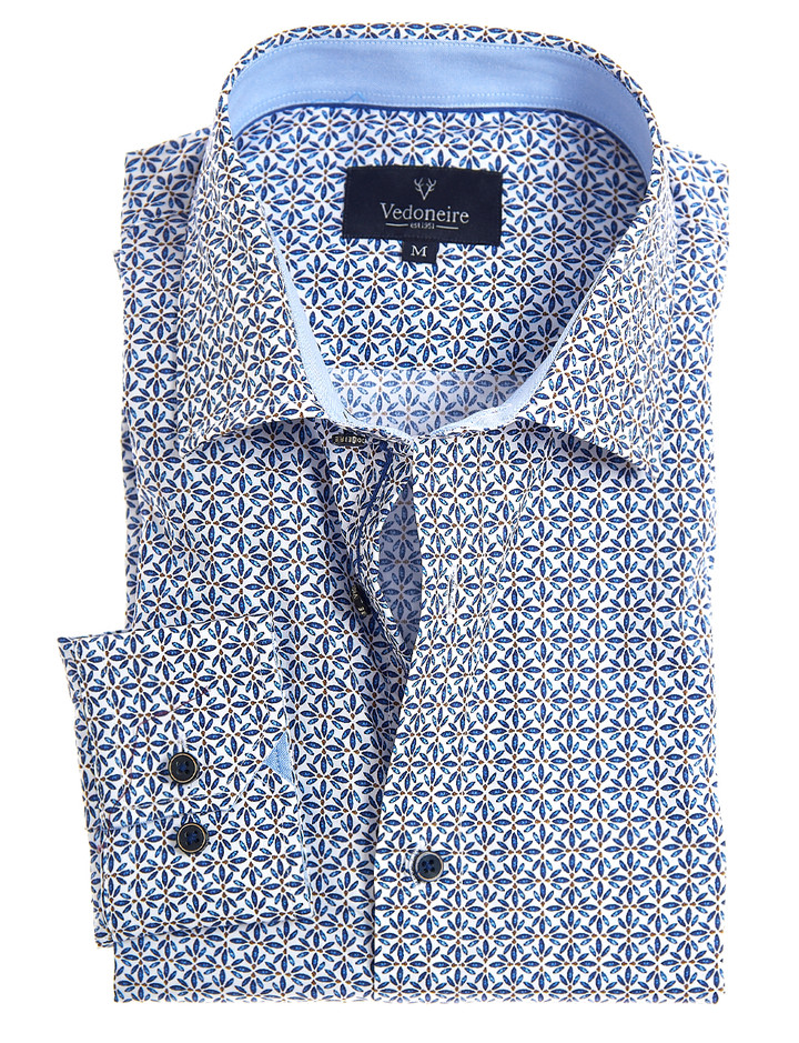 Men's Fine Cotton Printed Shirt (2261) Dica