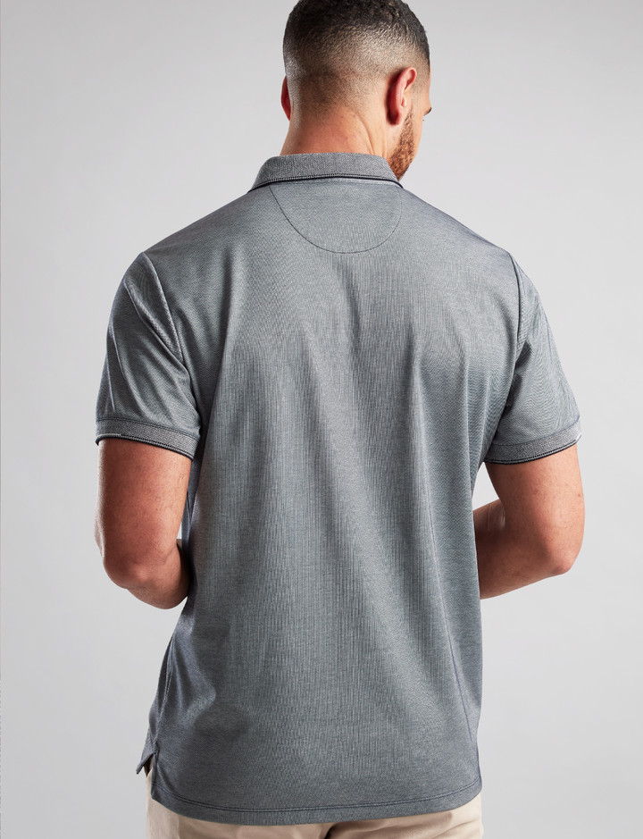 Men's golf polo with chest pocket by Vedoneire of Ireland