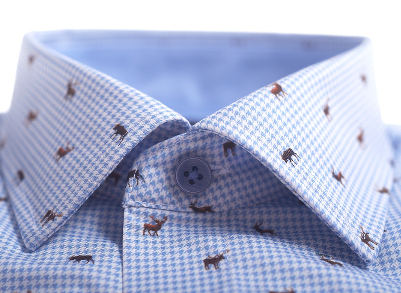 Men's Stag print shirt by Vedoneire of Ireland