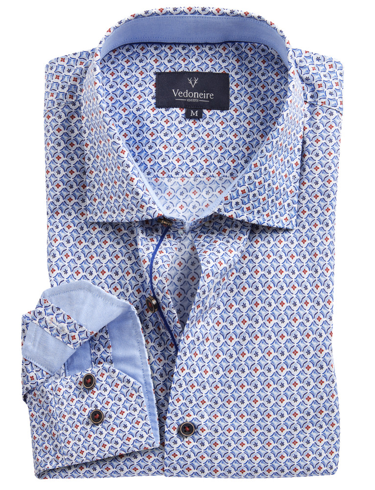 modern digital print shirt, by Vedoneire of Ireland