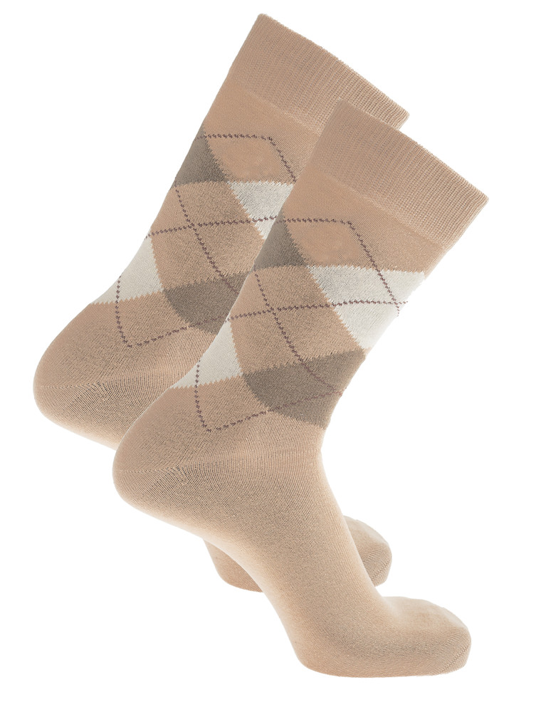 2pk Cotton Argyle Sock