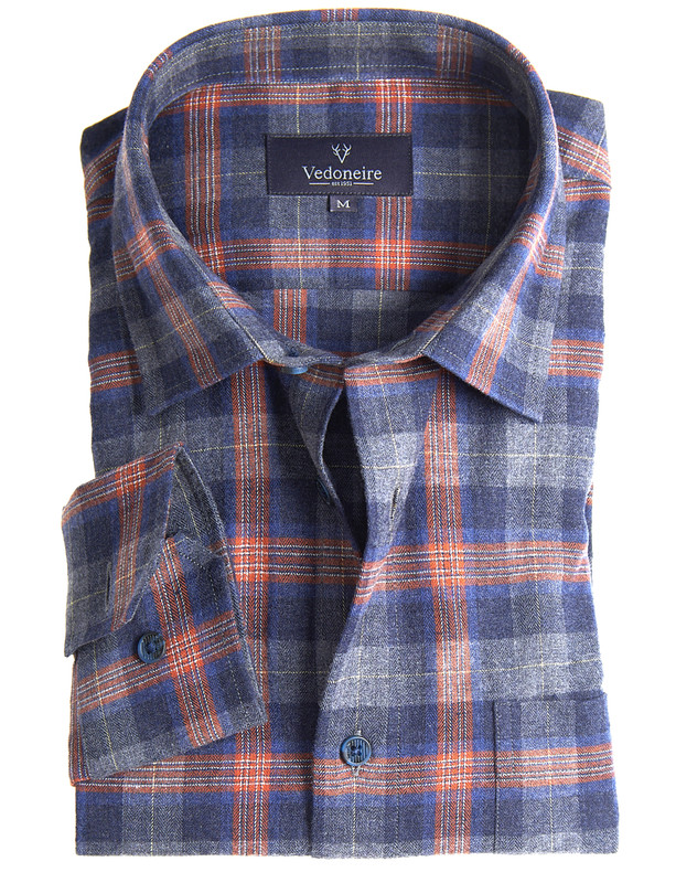 Men's soft brushed cotton shirt by Vedoneire of Ireland