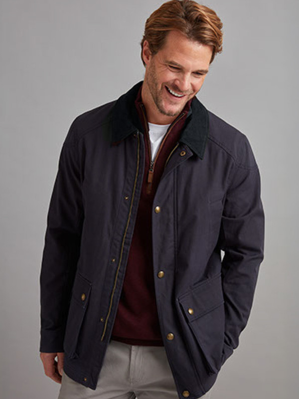 Men's heritage wax jacket by Vedoneire of Ireland