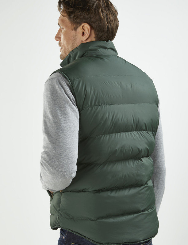 Mens Padded Gilet (3063) Green - by Vedoneire of Ireland - puffy puffa vest  - Vedoneire