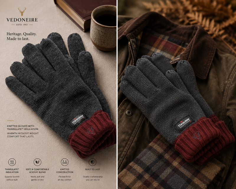 Men's Thinsulate Gloves (3120) Warm Blocks