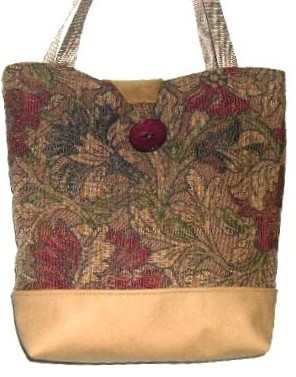 AUTUMN LEAVES- leather bottom