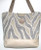 SOFT TEXTURES -TOTE  -leather bottom