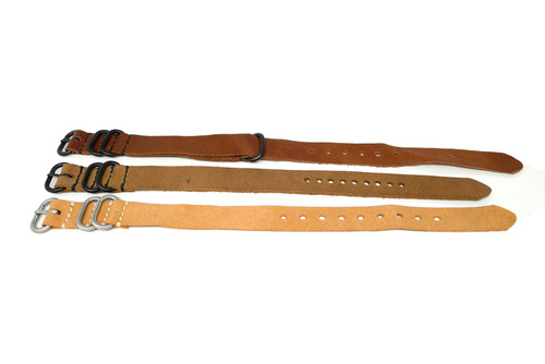 18mm Leather Horween Strap 3x Pack (SKU 105)