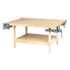 Diversified Woodcrafts Open-Style Work Bench 4 Station with 4 Wilton Vises (7")