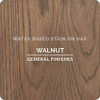 General Finishes Water-based Wood Stain, Walnut, Qt.