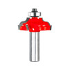 side profile of 1-5/8" double fillet ogee router bit