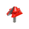 side profile of 2-3/4" lock miter router bit