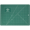 green side of 8-1/2" x 12" alvin professional self-healing cutting mat with white grid lines and measurements