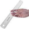 Westcott Shatter-resistant Plastic Ruler, 12"