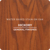 General Finishes Water-based Wood Stain, Hickory, Qt.