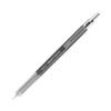 black alvin draft-line 0.5mm mechanical pencil with built-in eraser under cap and cushion point