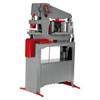 jet 45-ton ironworker has 1" dia. in 1/2" mild steel punching capacity for any metalworking classroom