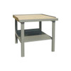 Structural gray color gas welding table measures 36" x 36" and is made from all-welded heavy gauge steel