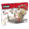 white and red box packaging of KNEX 3-In-1 Amusement Park Set featuring three configurations