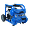 blue eagle 5.5 gallon silent series air compressor with folding handle