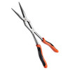 13" pliers have flush rivets, dual-material grips, milled grooves, corrosion-resistant alloy steel