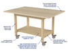Hann Project/STEM Worktable 60"W x 42"D x 36"H, HPL Top, Casters