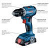 Bosch 18V 1/2" Compact Cordless Drill/Driver, 2 Batteries