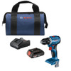 Bosch 18V 1/2" Compact Cordless Drill/Driver, 1 Battery