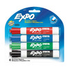 EXPO Low Odor Dry Erase Markers, 4-Pack
