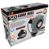 Performance Tool Retractable 50' 16/3 Cord Reel, 3 Outlets