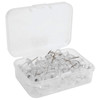 Performance Tool Clear Push Pins, 40-Pack