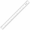 Westcott Transparent Clear Acrylic Ruler, 18"