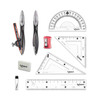 Maped Study Compass & Geometry Set, 10-Piece