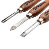 Big Horn Pen Turning Chisel Set, 3-Piece