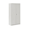 Sandusky Lee 24 Ga. Medium Duty Welded Steel Storage Cabinet, 36" X 18" X 72", Dove Gray