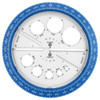 Helix 2-In-1 Protractor 360° Angle & Circle Maker