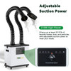 Fumeclear Dual-Port Fume Extractor, 110V