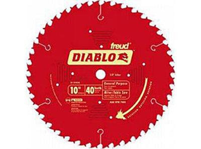Freud Diablo 10" CT General Purpose Saw Blade Midwest Technology Products