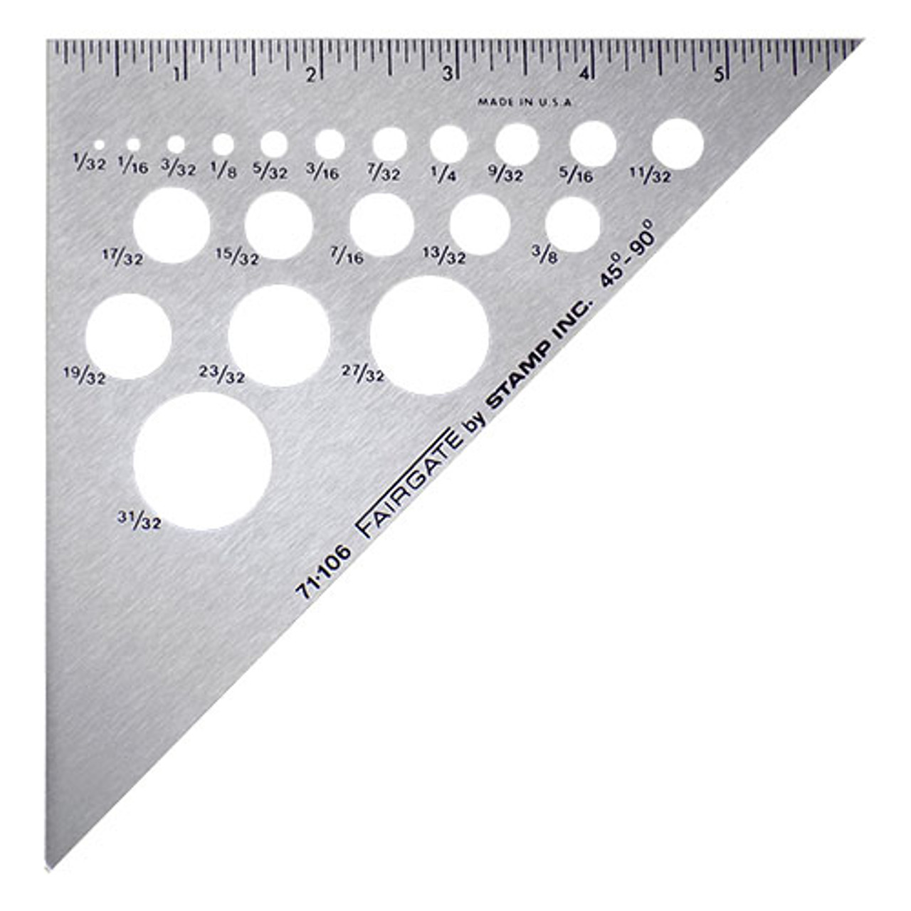 Alvin Triangle Aluminum 45 90 6 Midwest Technology Products