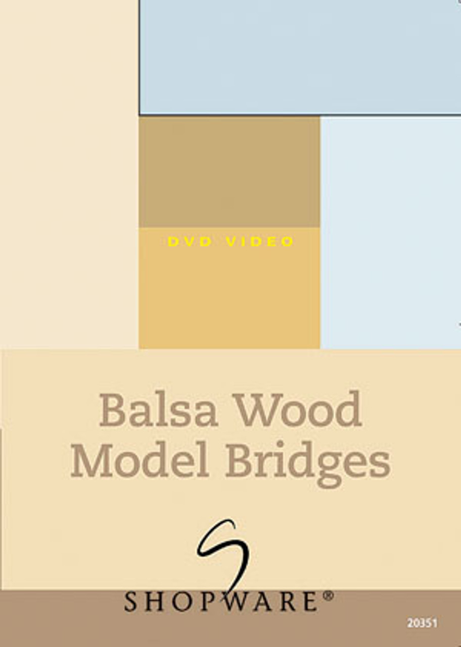Bud Nosen Balsa Wood Strips, 1/4 x 1/4 x 36, 20/pkg.