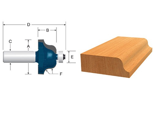 Fraise à Queue D'aronde Bosch 8 Mm - Pour Assemblages Bois, Diamètre 14 Mm, Angle 15°, Queue De 8 Mm - 4
