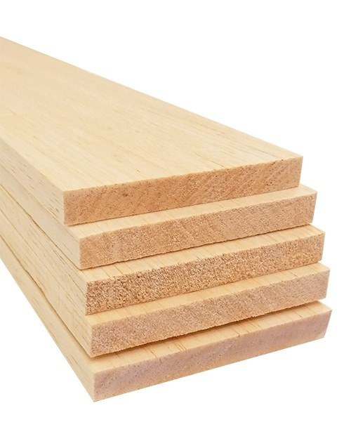 Balsa Wood Sheets, 3/8