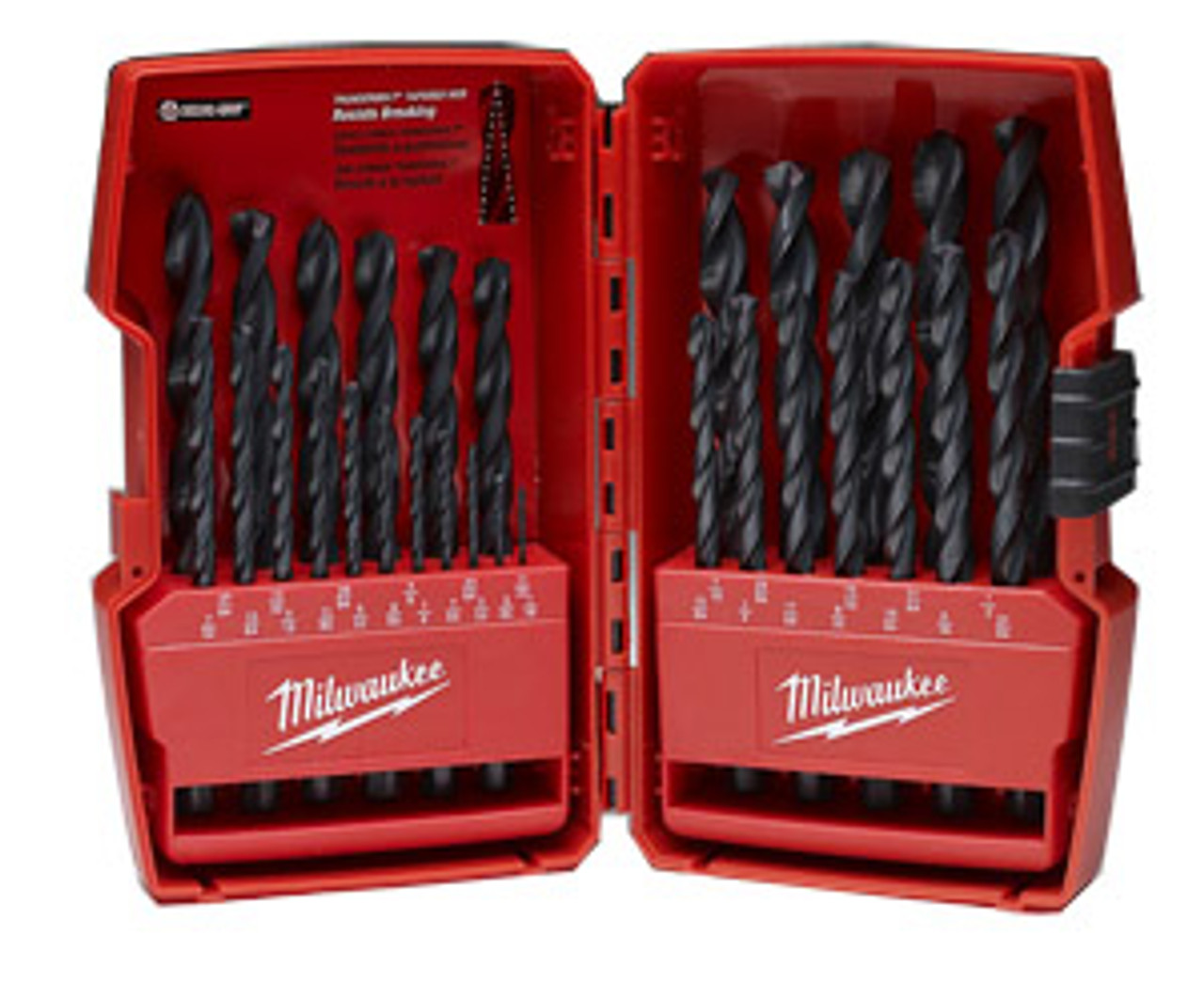 Milwaukee 29-Piece Black Oxide Fractional Drill Bit Set Midwest  Technology Products