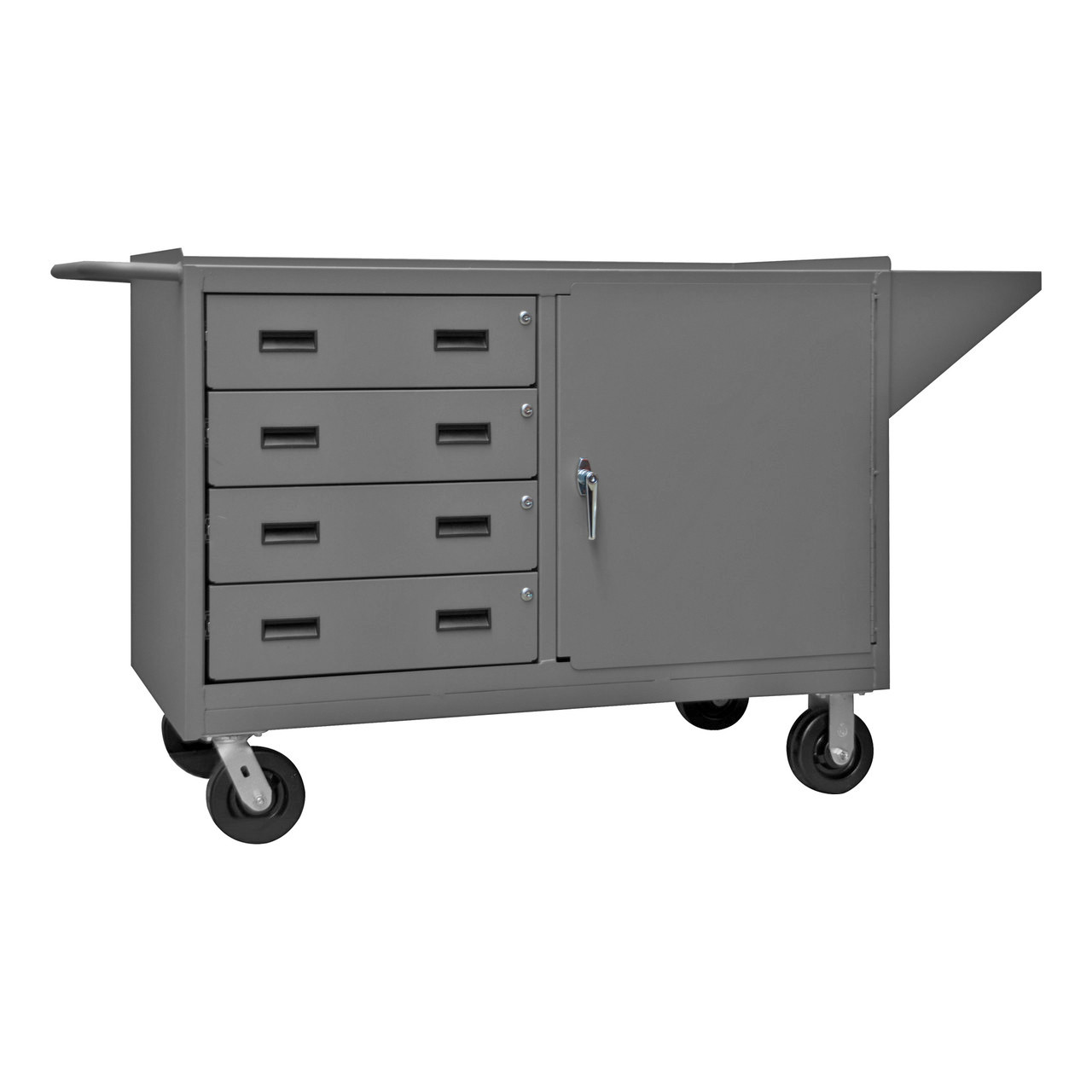 Durham Gray Steel Cabinet 64 Plastic Drawer 317-95
