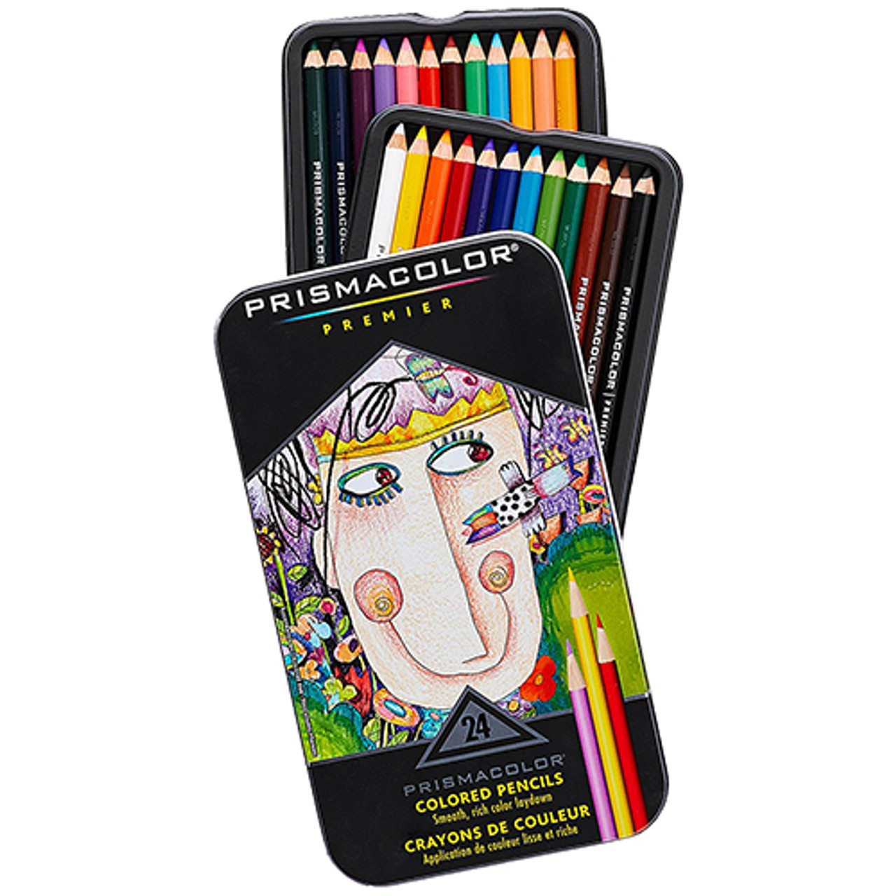 Prismacolor Premier Colored Pencils, 24-Set - Midwest Technology Products
