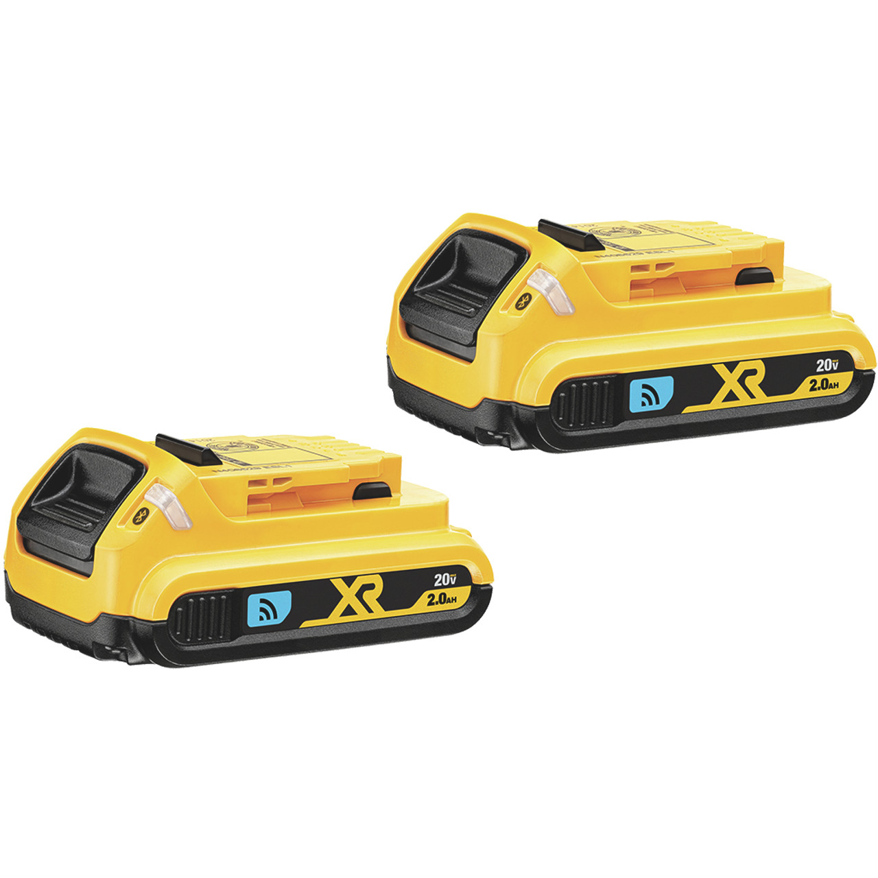 DeWalt 20V MAX Compact XR Lithium Ion Battery Pack 2.0 Ah 2 Pack