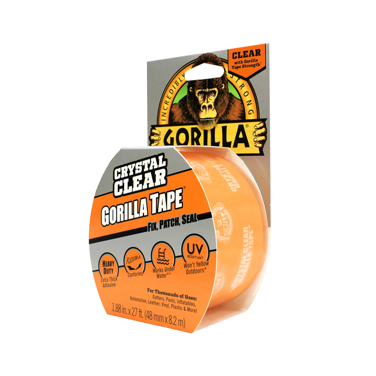 Gorilla Glue Clear Repair Tape, 27' - Midwest Technology Products