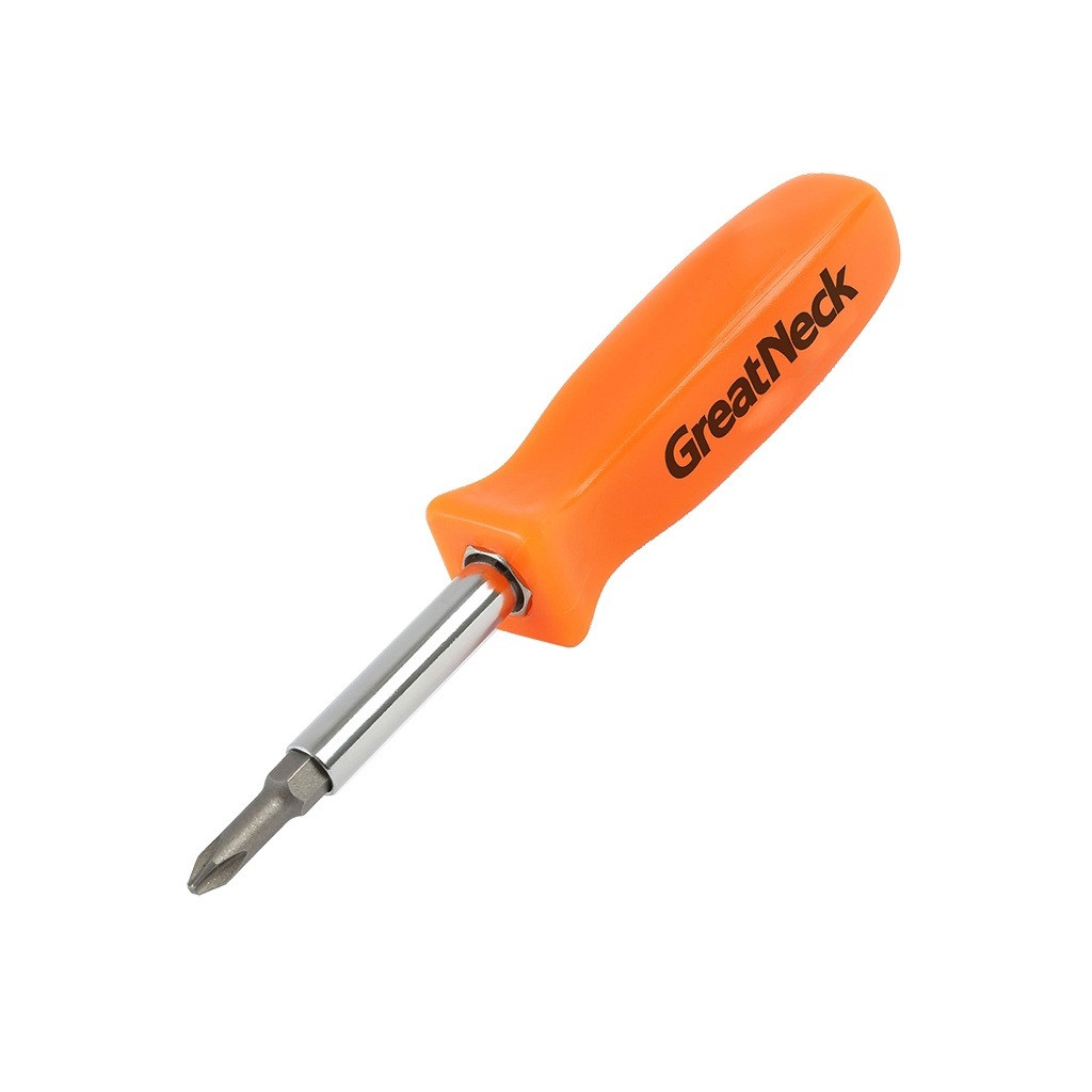 Great Neck 6-in-1 Reversible Blade Screwdriver - Midwest