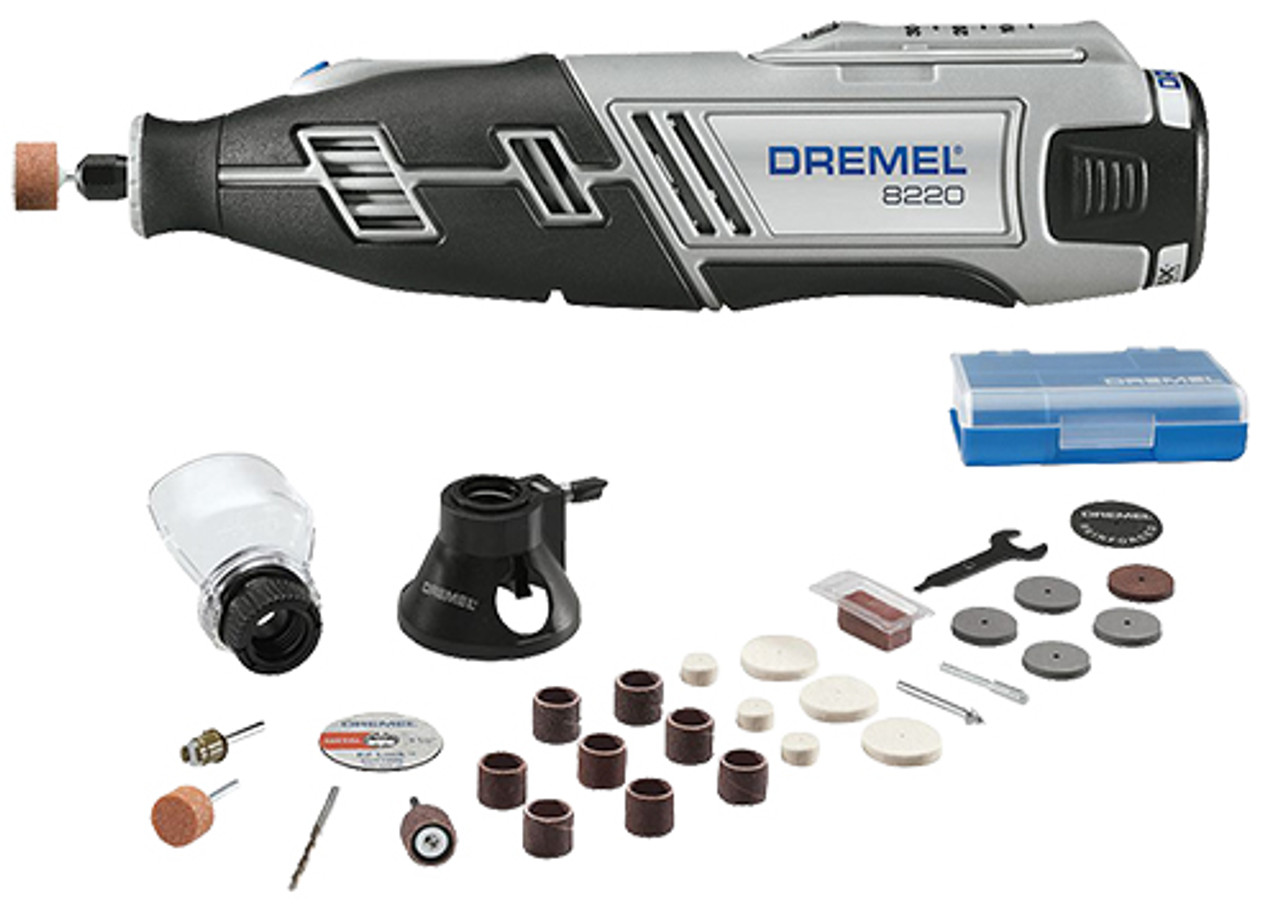 Dremel 8240 12V Cordless Rotary Tool Kit with Variable Speed and